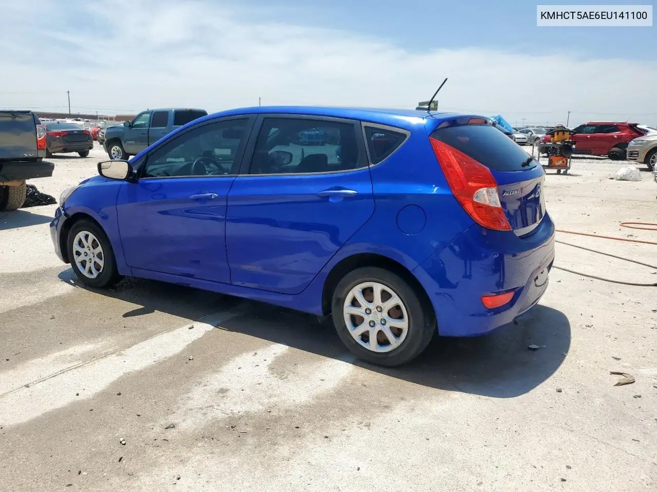 2014 Hyundai Accent Gls VIN: KMHCT5AE6EU141100 Lot: 56681005