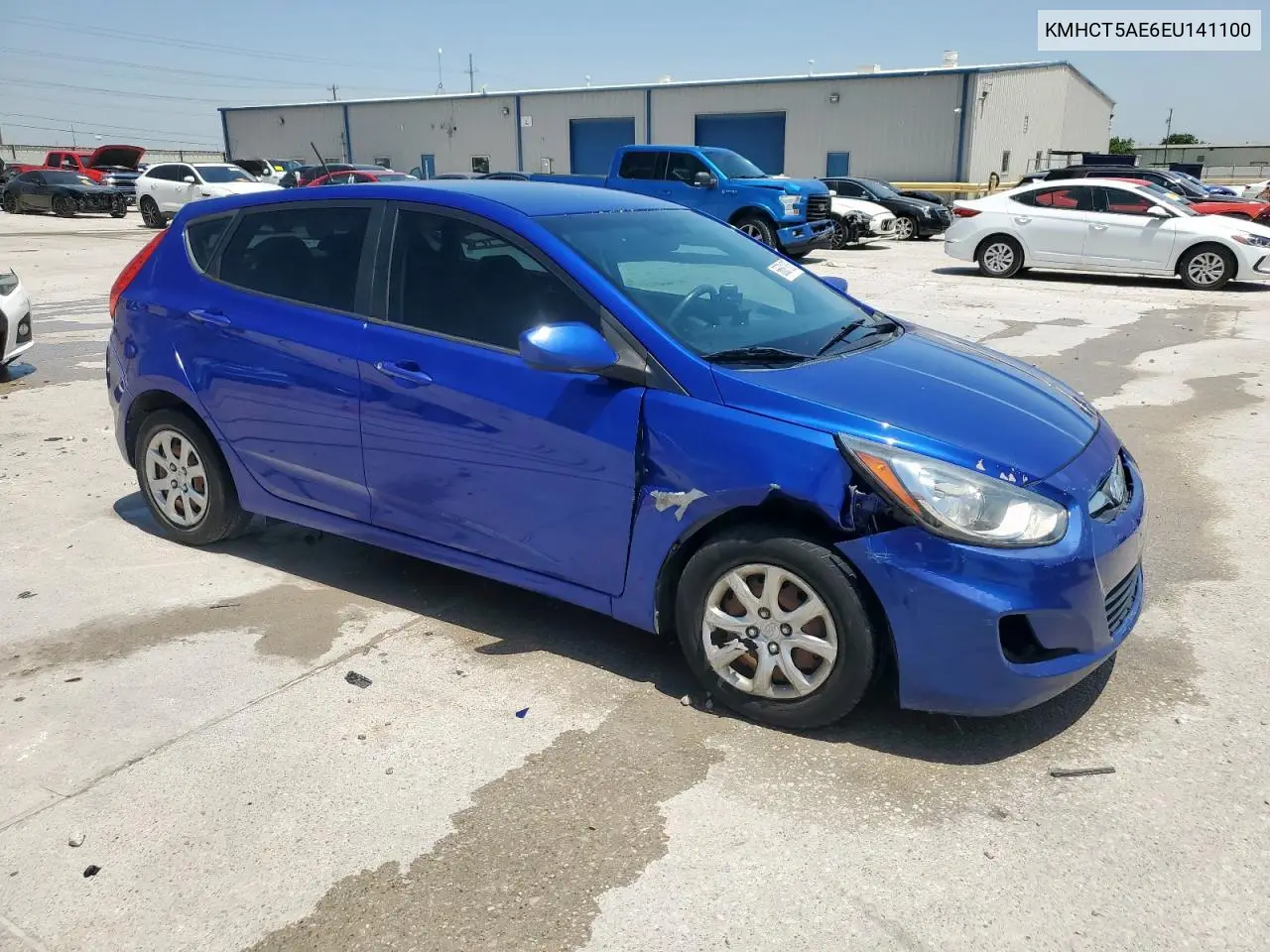 2014 Hyundai Accent Gls VIN: KMHCT5AE6EU141100 Lot: 56681005
