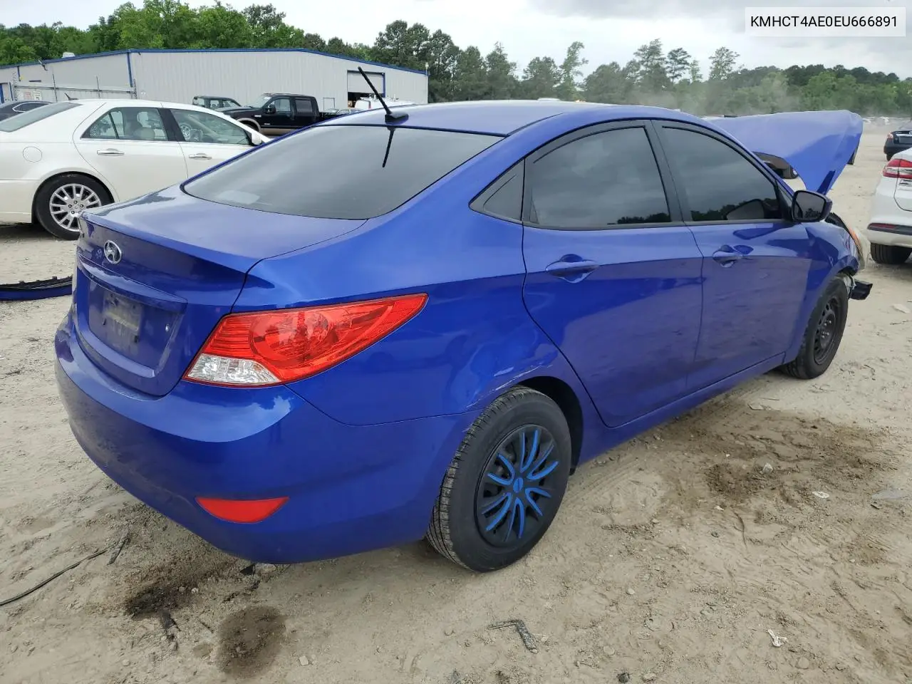 2014 Hyundai Accent Gls VIN: KMHCT4AE0EU666891 Lot: 56884045