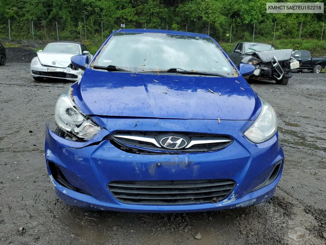 2014 Hyundai Accent Gls VIN: KMHCT5AE7EU152218 Lot: 57022785