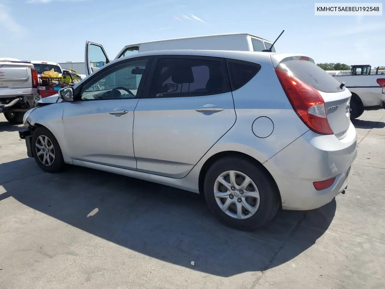 2014 Hyundai Accent Gls VIN: KMHCT5AE8EU192548 Lot: 58874835