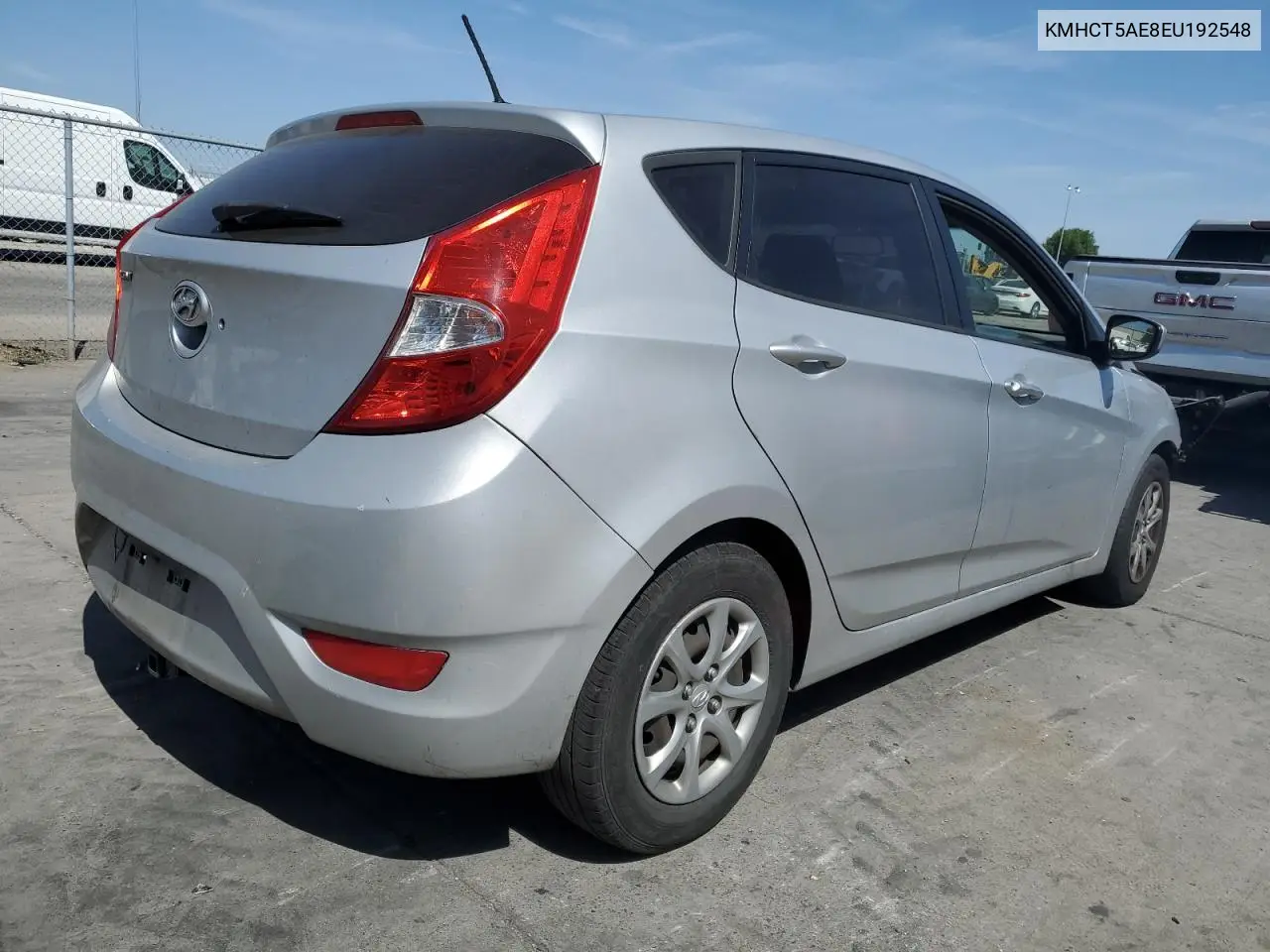 2014 Hyundai Accent Gls VIN: KMHCT5AE8EU192548 Lot: 58874835