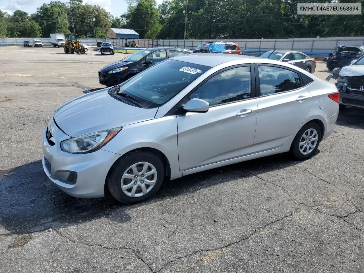 2014 Hyundai Accent Gls VIN: KMHCT4AE7EU668394 Lot: 61680305