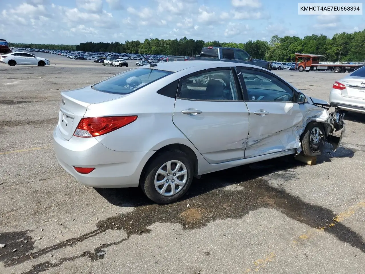 2014 Hyundai Accent Gls VIN: KMHCT4AE7EU668394 Lot: 61680305