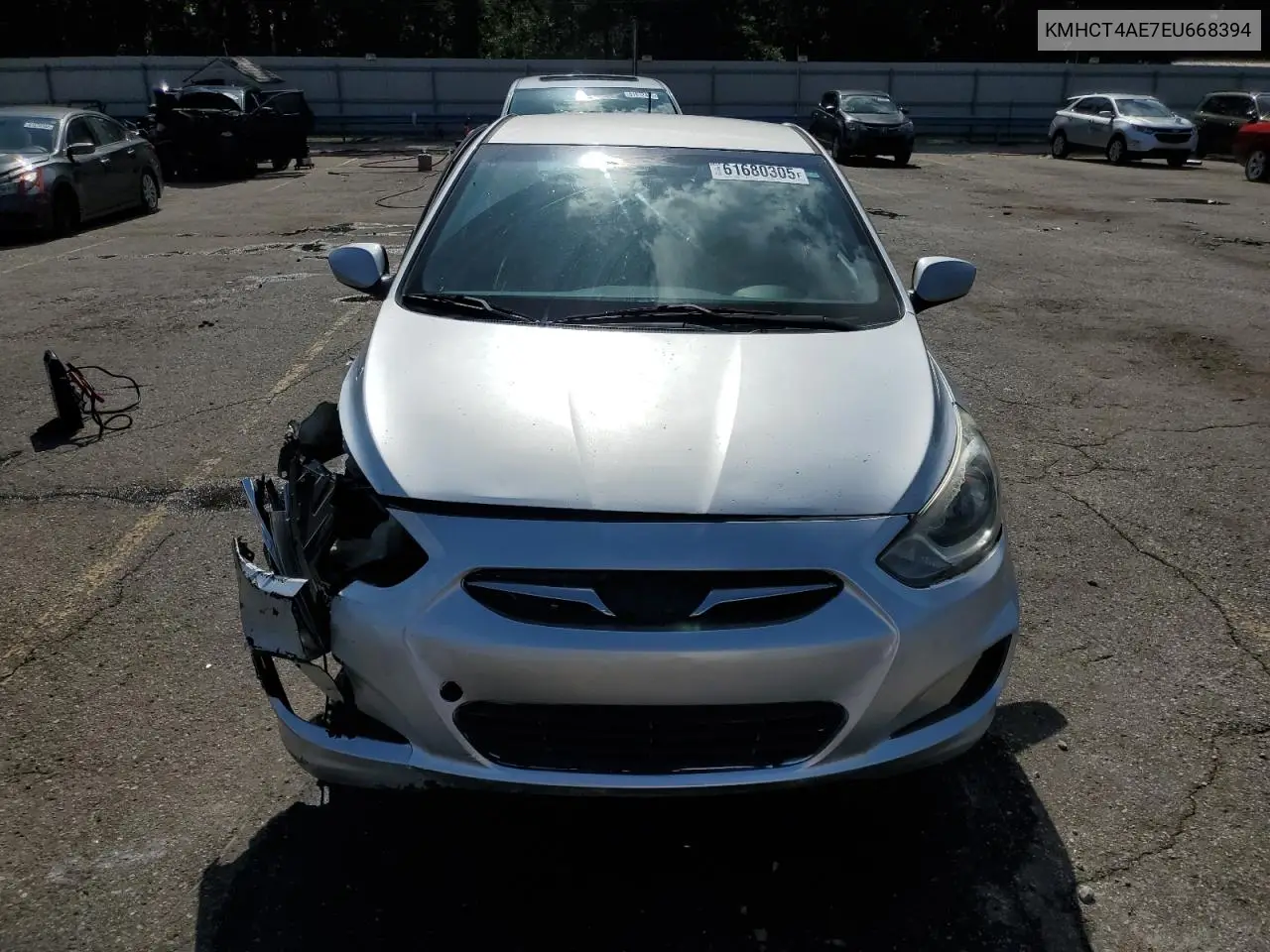 2014 Hyundai Accent Gls VIN: KMHCT4AE7EU668394 Lot: 61680305
