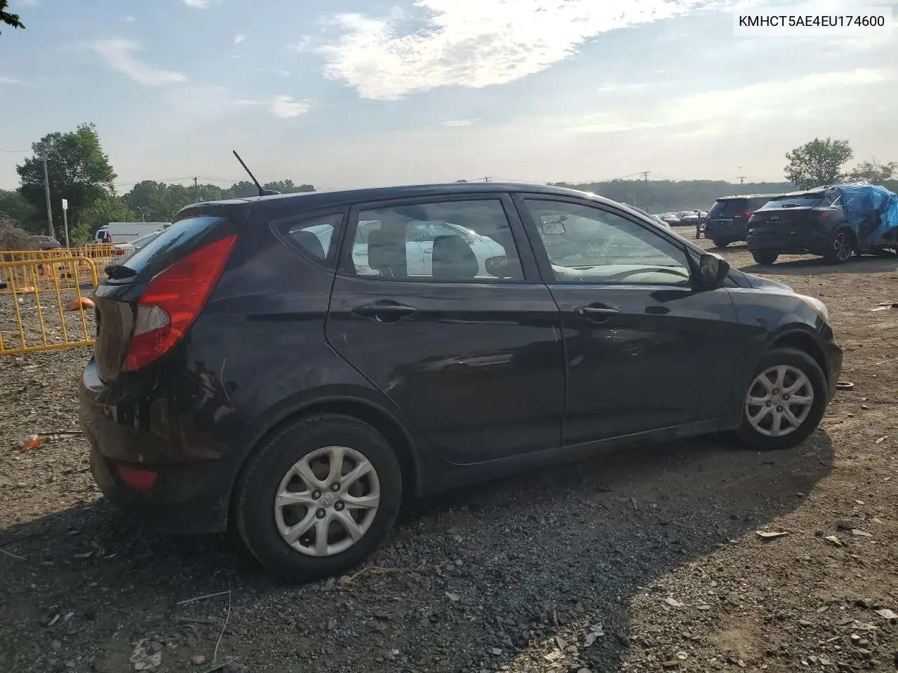 2014 Hyundai Accent Gls VIN: KMHCT5AE4EU174600 Lot: 62815495