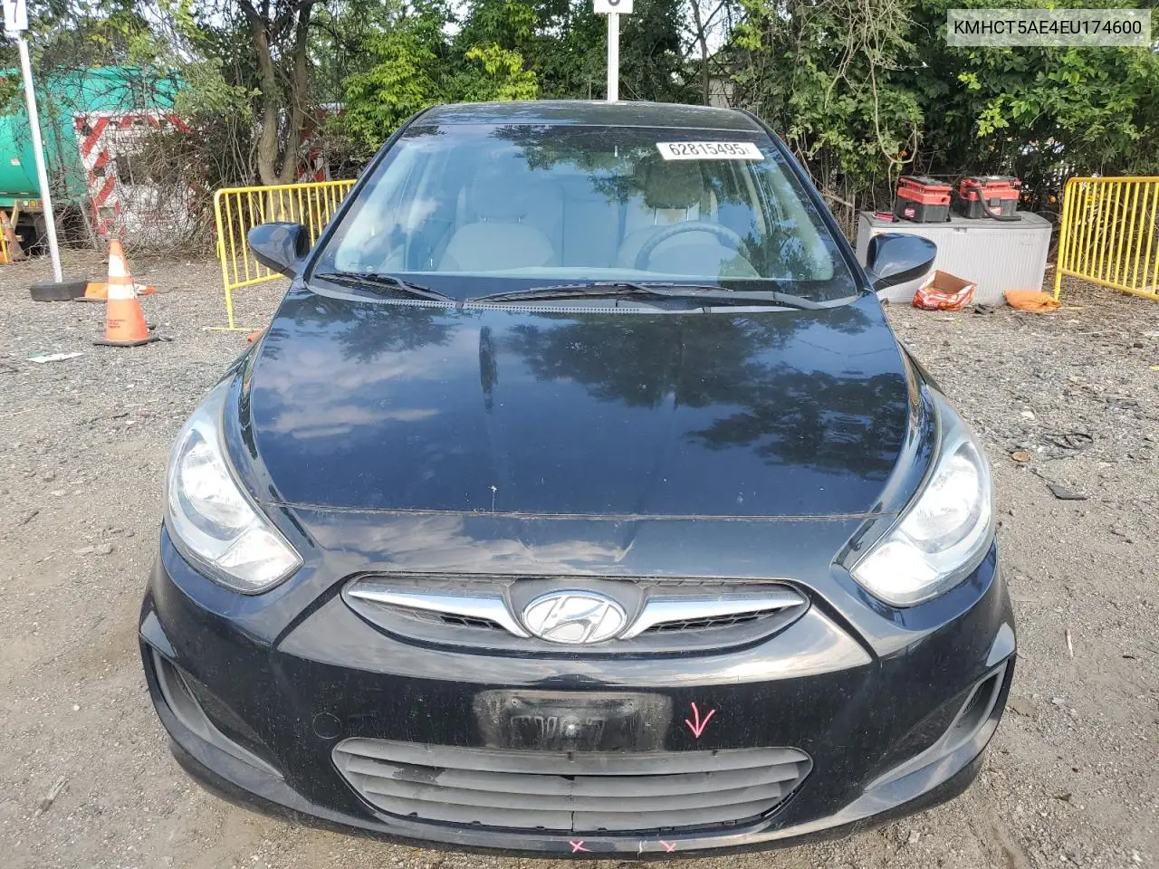 2014 Hyundai Accent Gls VIN: KMHCT5AE4EU174600 Lot: 62815495
