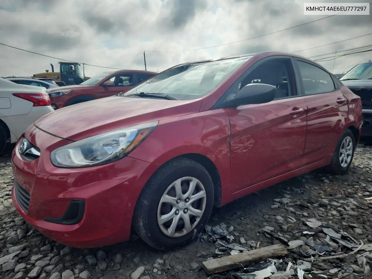 2014 Hyundai Accent Gls VIN: KMHCT4AE6EU777297 Lot: 64338465