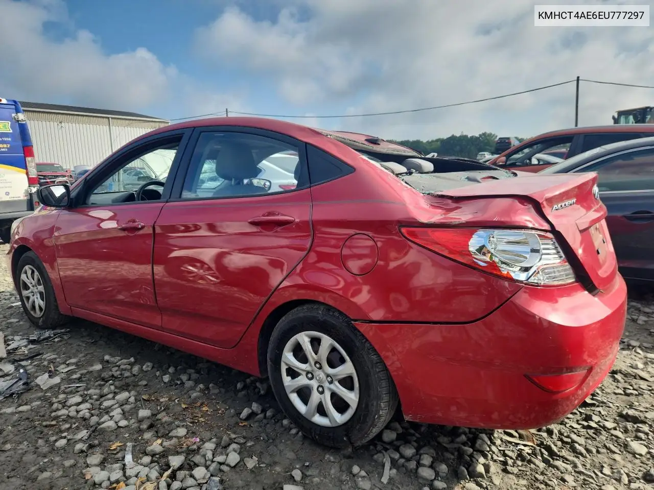 2014 Hyundai Accent Gls VIN: KMHCT4AE6EU777297 Lot: 64338465