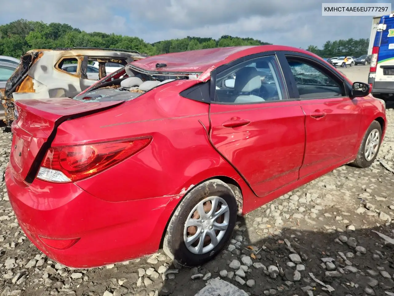 2014 Hyundai Accent Gls VIN: KMHCT4AE6EU777297 Lot: 64338465