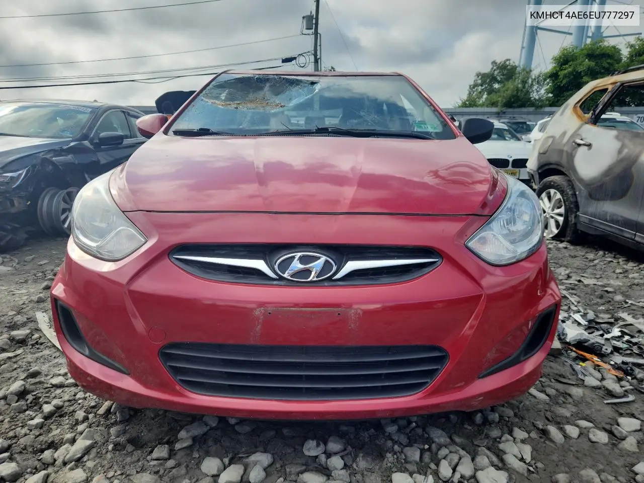 2014 Hyundai Accent Gls VIN: KMHCT4AE6EU777297 Lot: 64338465