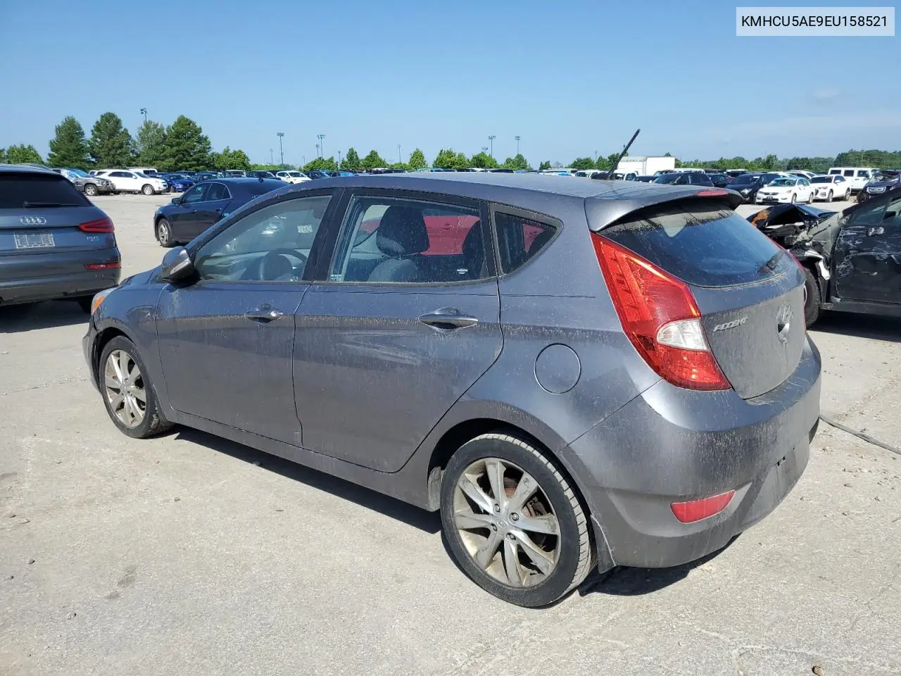 2014 Hyundai Accent Gls VIN: KMHCU5AE9EU158521 Lot: 64504135