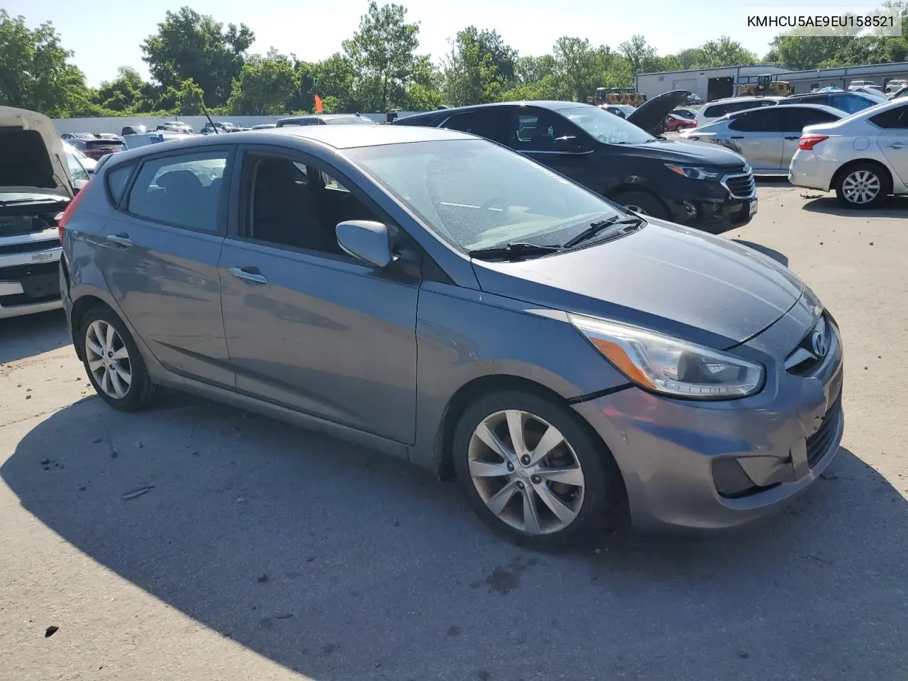 2014 Hyundai Accent Gls VIN: KMHCU5AE9EU158521 Lot: 64504135