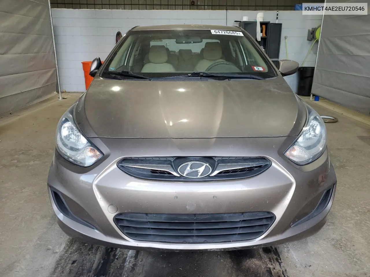 2014 Hyundai Accent Gls VIN: KMHCT4AE2EU720546 Lot: 64726685