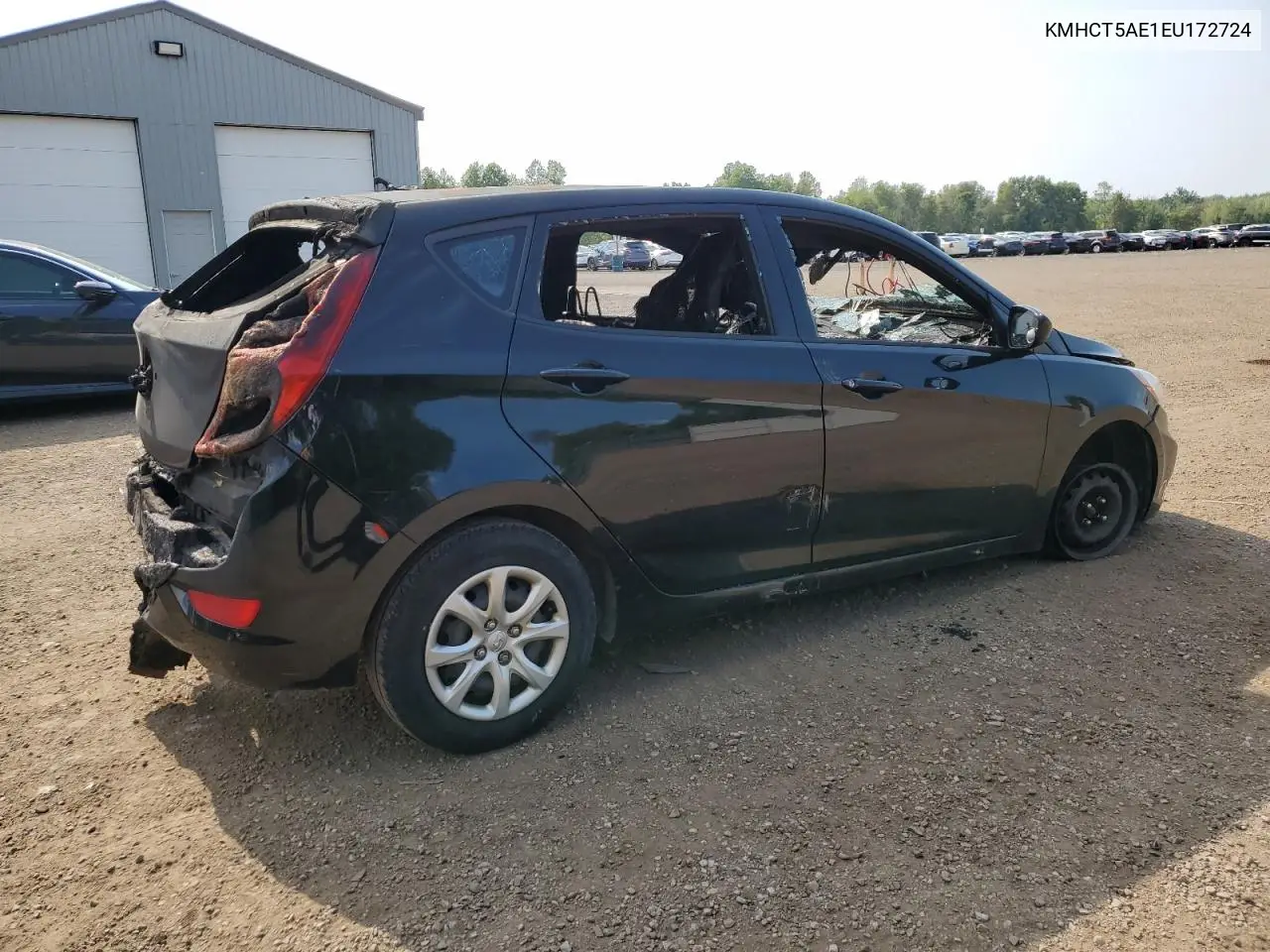 2014 Hyundai Accent Gls VIN: KMHCT5AE1EU172724 Lot: 65791934