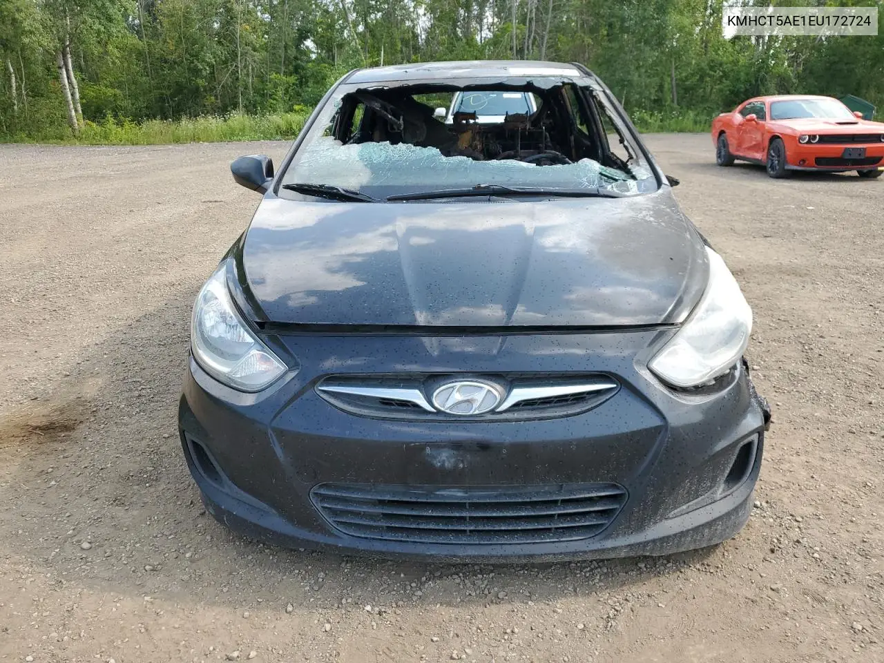 2014 Hyundai Accent Gls VIN: KMHCT5AE1EU172724 Lot: 65791934