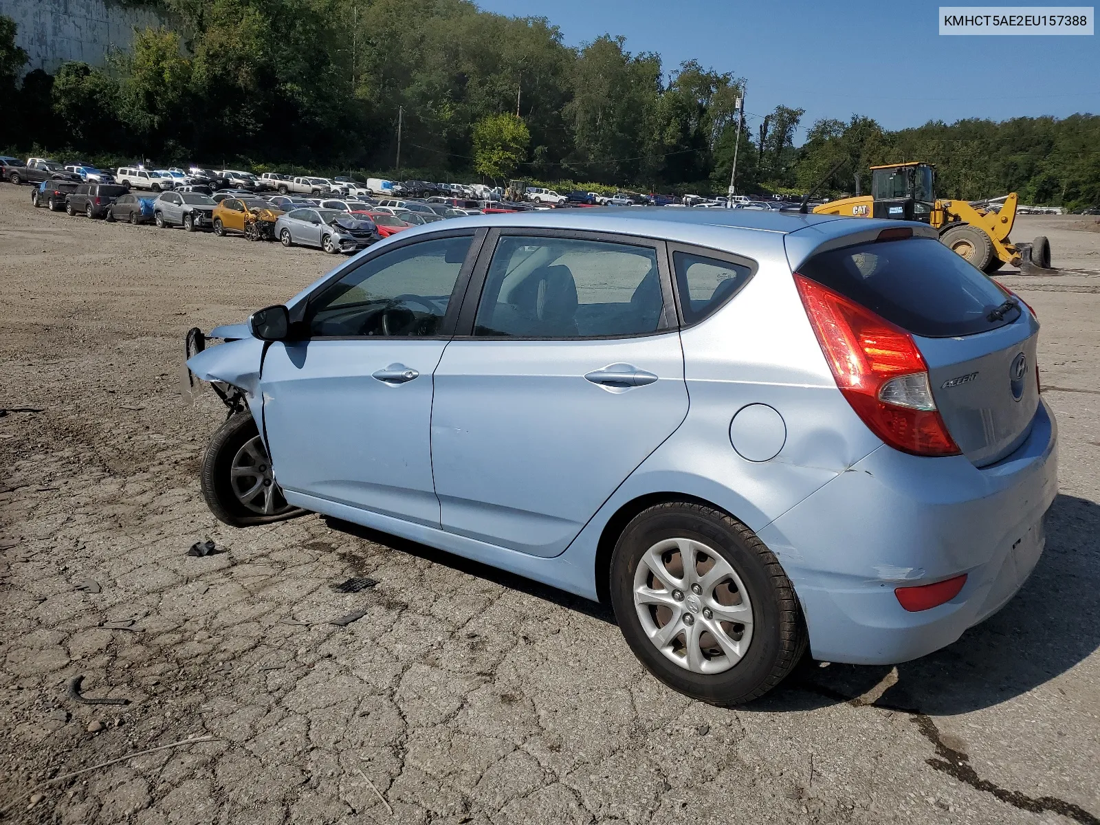 2014 Hyundai Accent Gls VIN: KMHCT5AE2EU157388 Lot: 68858084