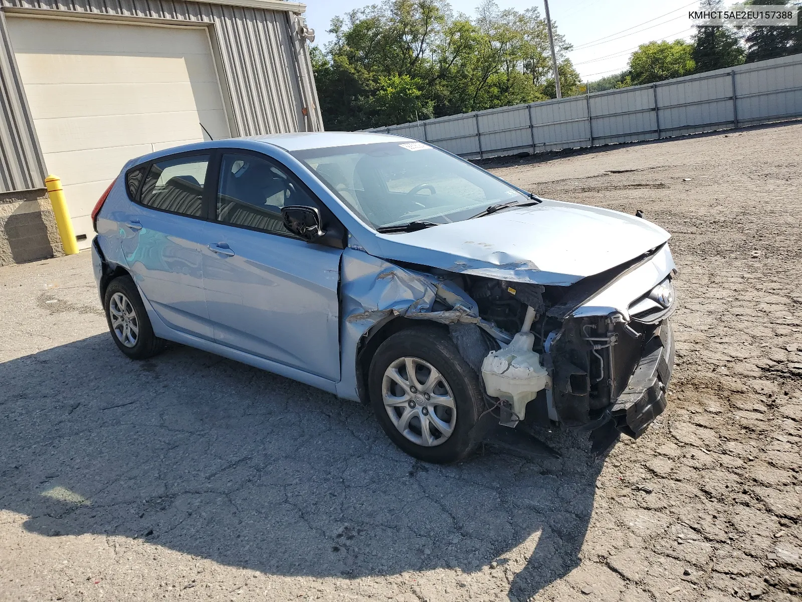 2014 Hyundai Accent Gls VIN: KMHCT5AE2EU157388 Lot: 68858084