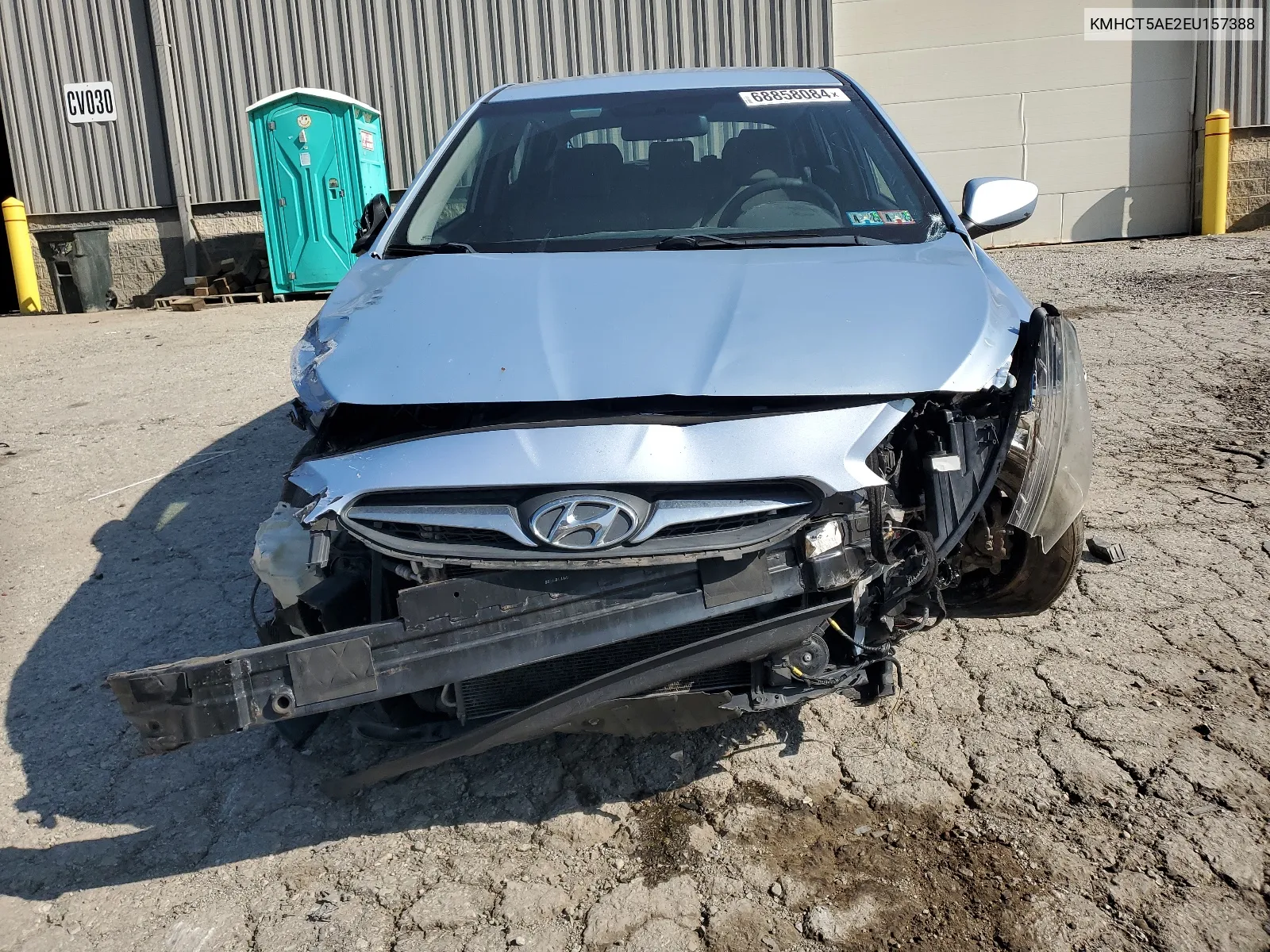 2014 Hyundai Accent Gls VIN: KMHCT5AE2EU157388 Lot: 68858084