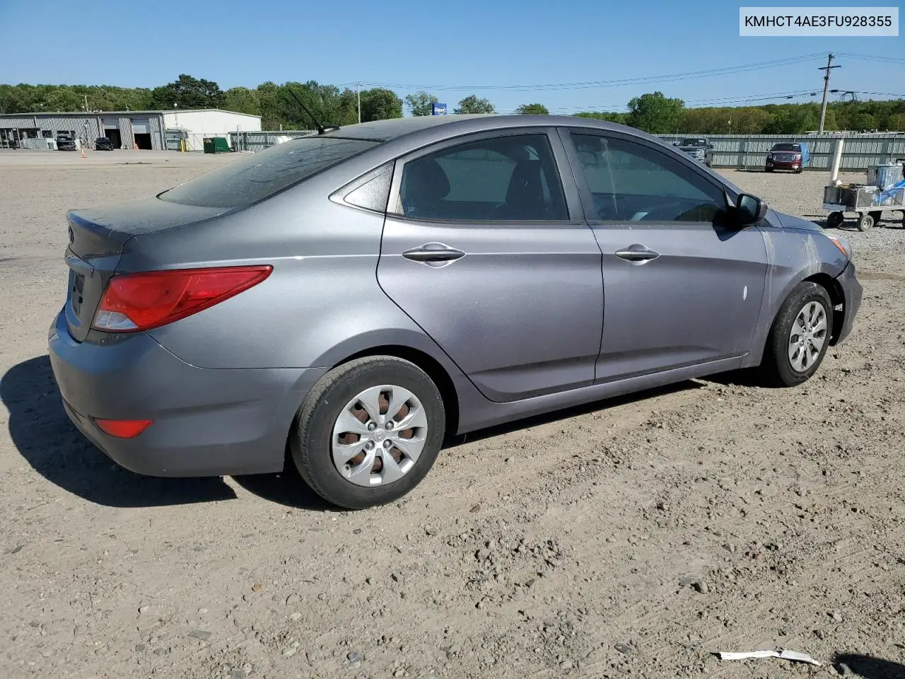 2015 Hyundai Accent Gls VIN: KMHCT4AE3FU928355 Lot: 53346775