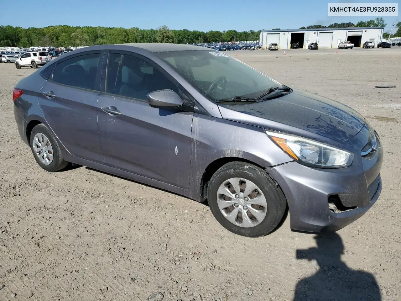 2015 Hyundai Accent Gls VIN: KMHCT4AE3FU928355 Lot: 53346775