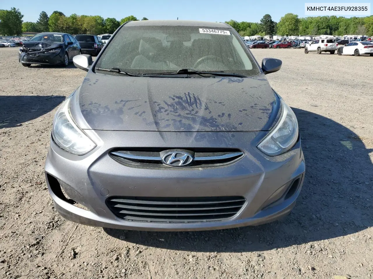 2015 Hyundai Accent Gls VIN: KMHCT4AE3FU928355 Lot: 53346775