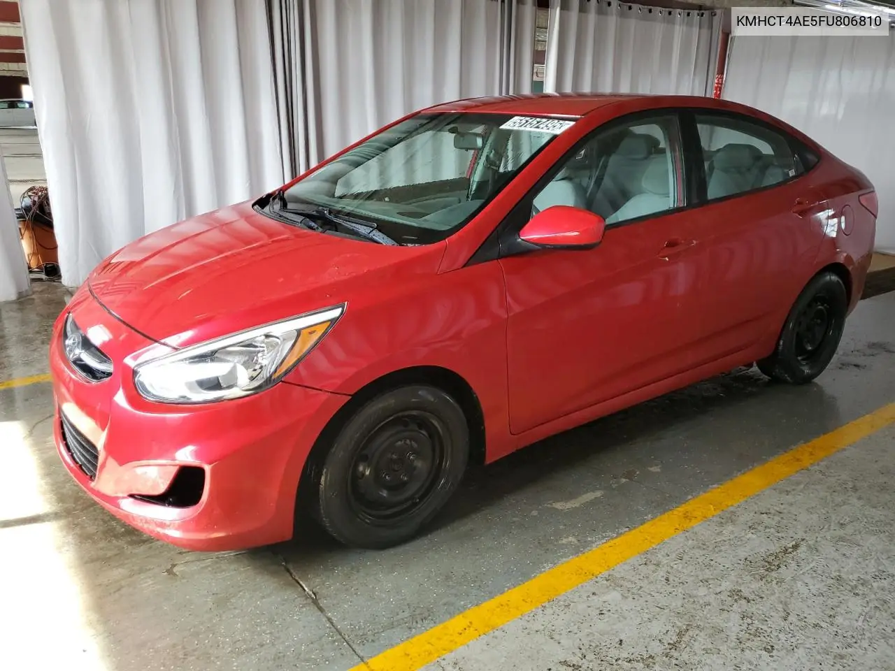 2015 Hyundai Accent Gls VIN: KMHCT4AE5FU806810 Lot: 55157495