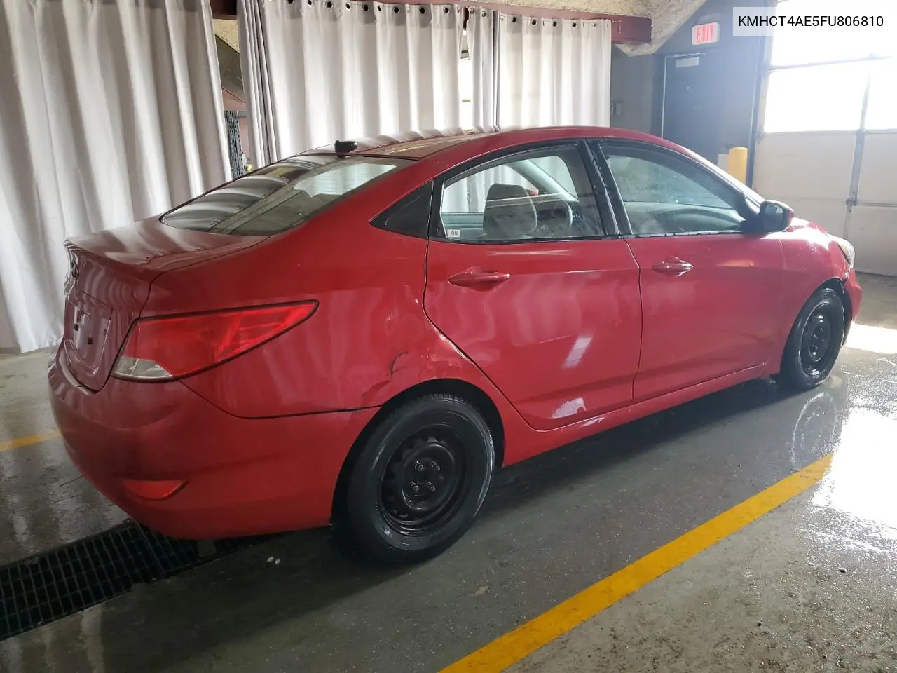 2015 Hyundai Accent Gls VIN: KMHCT4AE5FU806810 Lot: 55157495