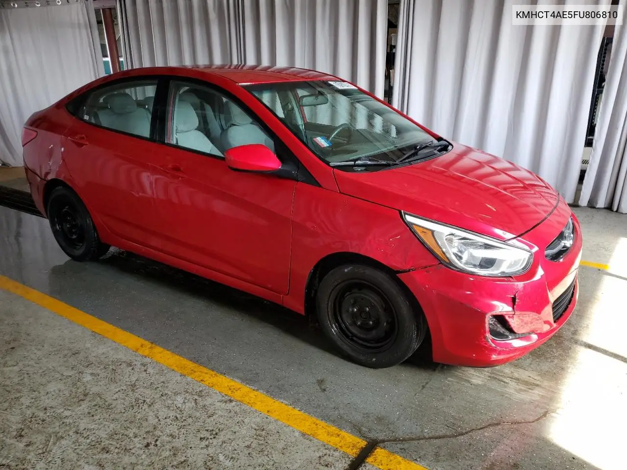 2015 Hyundai Accent Gls VIN: KMHCT4AE5FU806810 Lot: 55157495