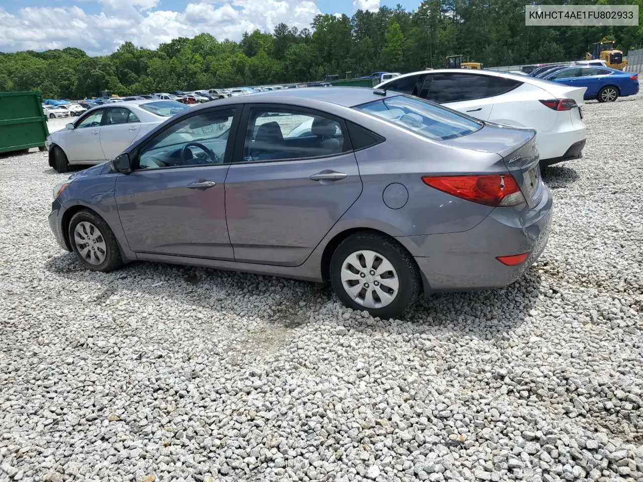 2015 Hyundai Accent Gls VIN: KMHCT4AE1FU802933 Lot: 56151755
