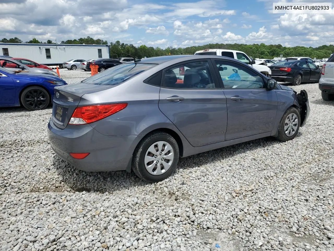 2015 Hyundai Accent Gls VIN: KMHCT4AE1FU802933 Lot: 56151755