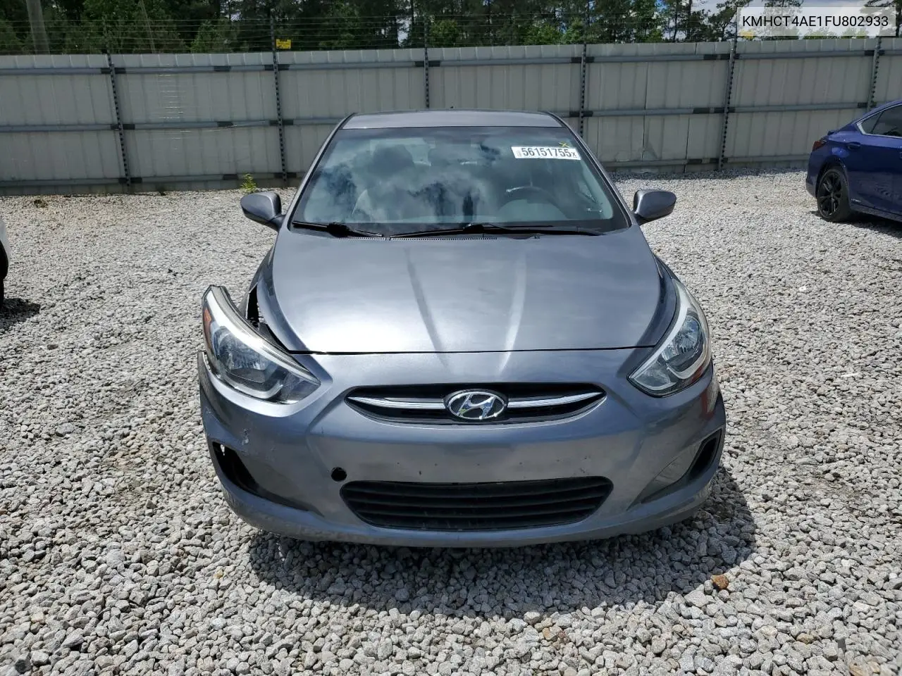 2015 Hyundai Accent Gls VIN: KMHCT4AE1FU802933 Lot: 56151755