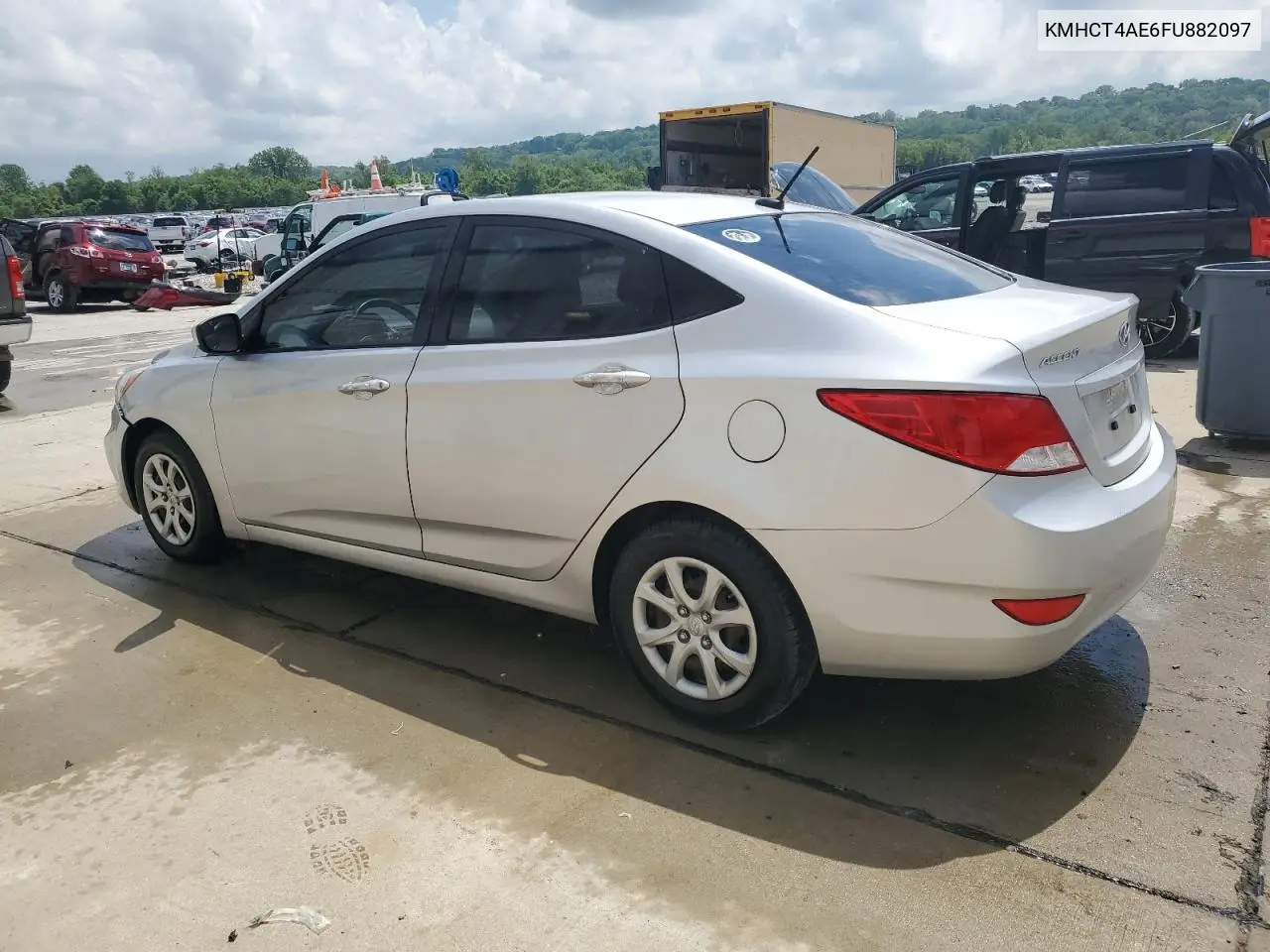 2015 Hyundai Accent Gls VIN: KMHCT4AE6FU882097 Lot: 56559305