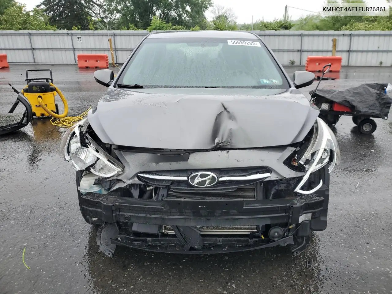 2015 Hyundai Accent Gls VIN: KMHCT4AE1FU826861 Lot: 56689285