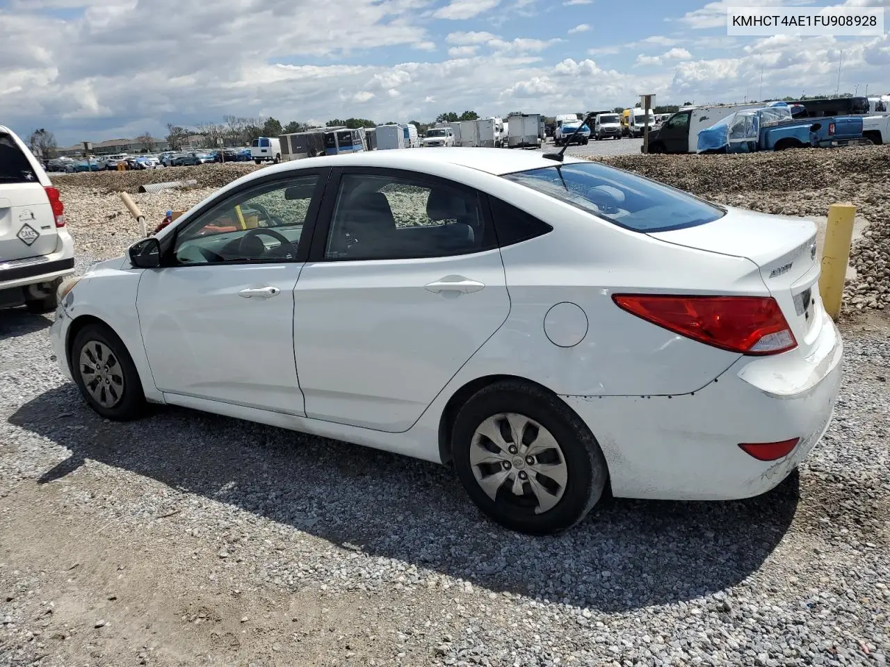 2015 Hyundai Accent Gls VIN: KMHCT4AE1FU908928 Lot: 56795715