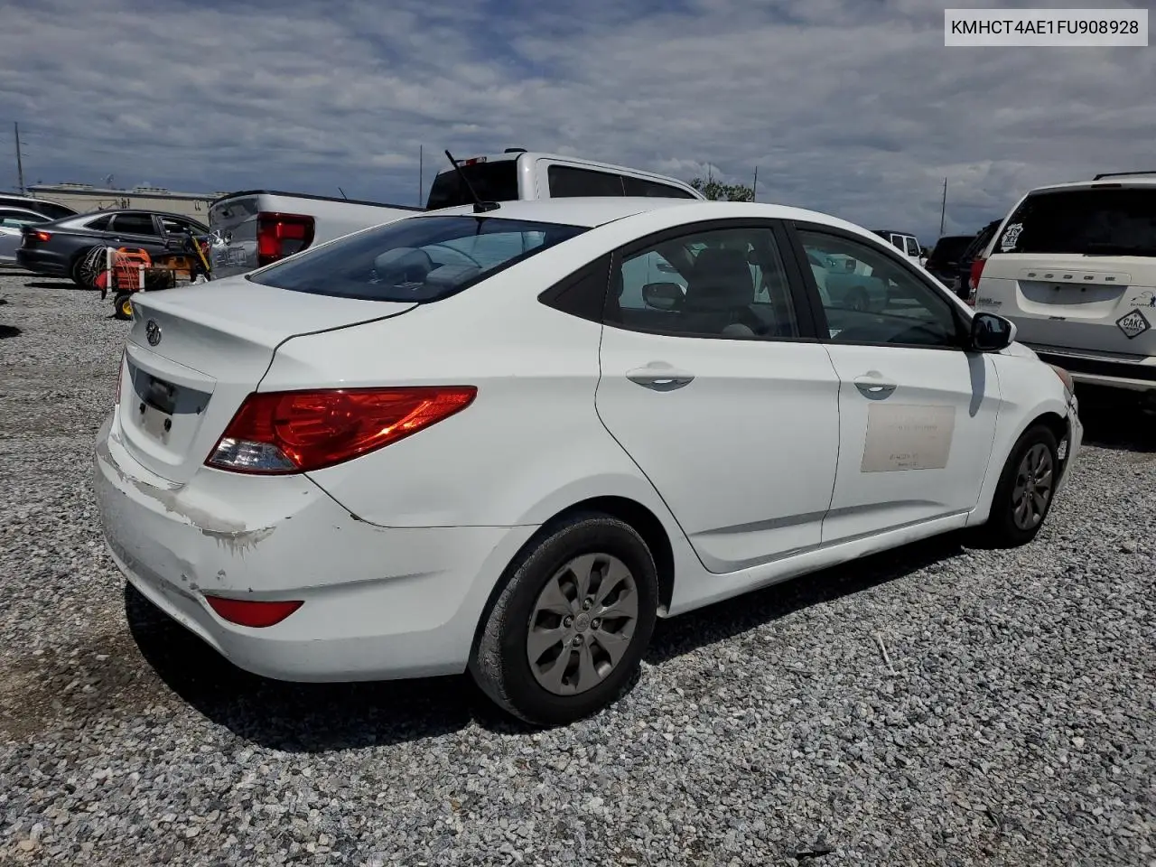2015 Hyundai Accent Gls VIN: KMHCT4AE1FU908928 Lot: 56795715