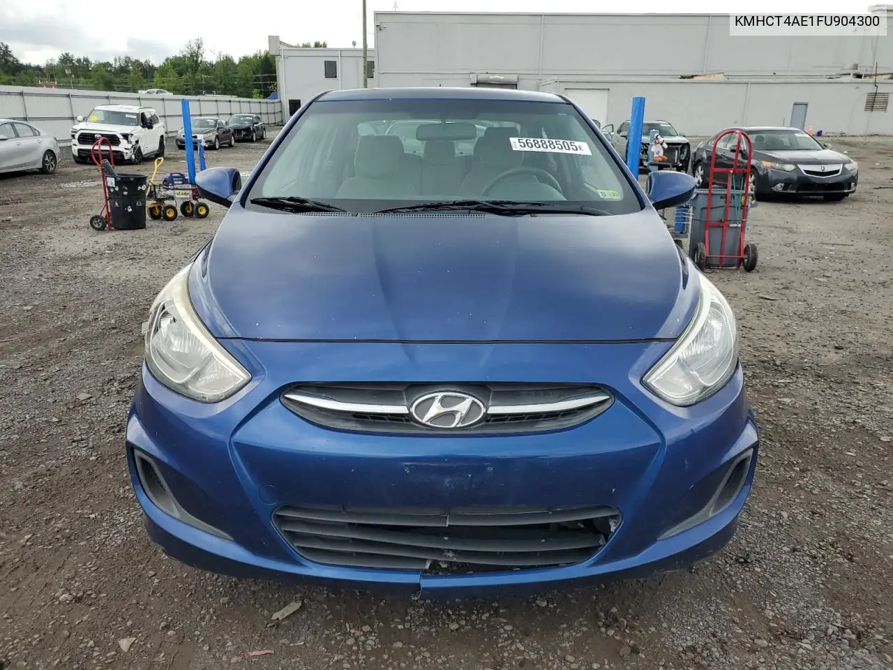 2015 Hyundai Accent Gls VIN: KMHCT4AE1FU904300 Lot: 56888505