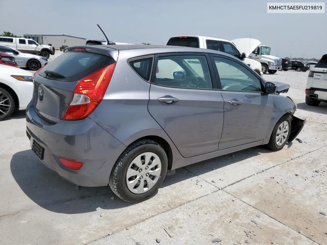 2015 Hyundai Accent Gs VIN: KMHCT5AE5FU219819 Lot: 57034675