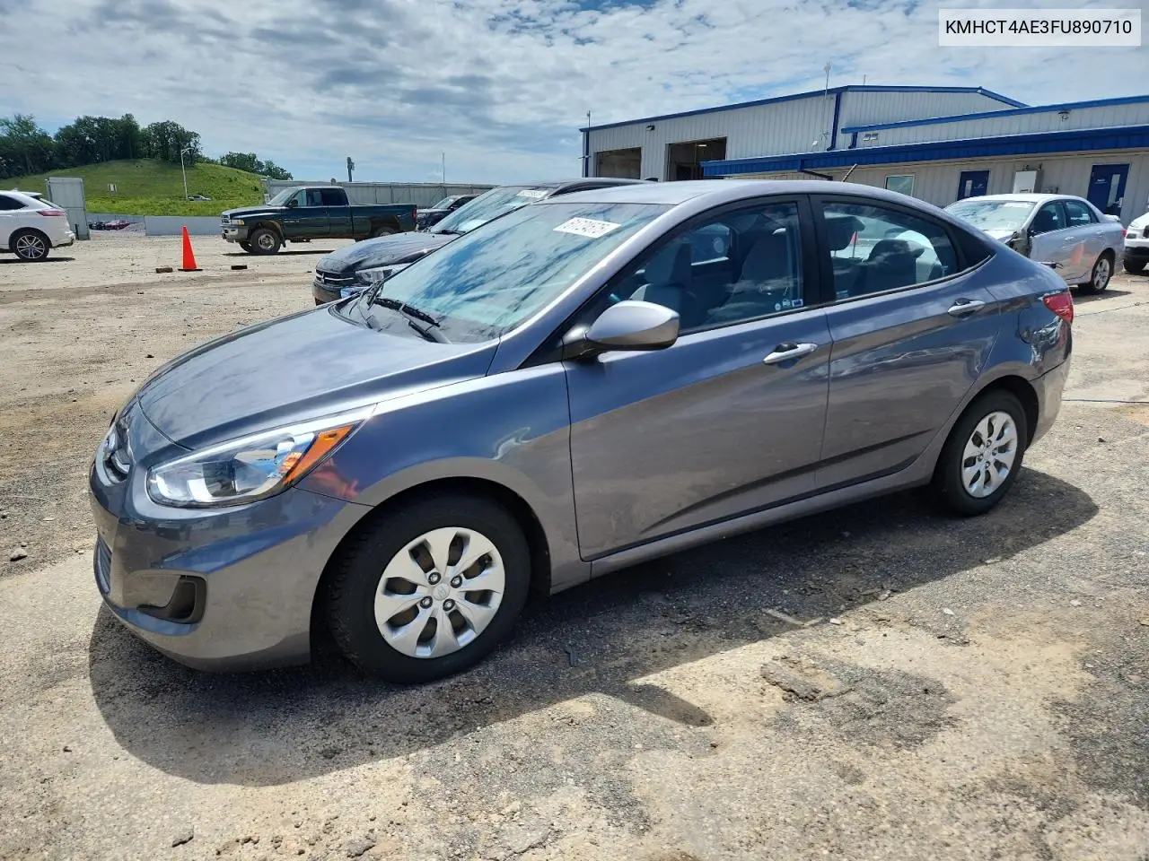 2015 Hyundai Accent Gls VIN: KMHCT4AE3FU890710 Lot: 61724575