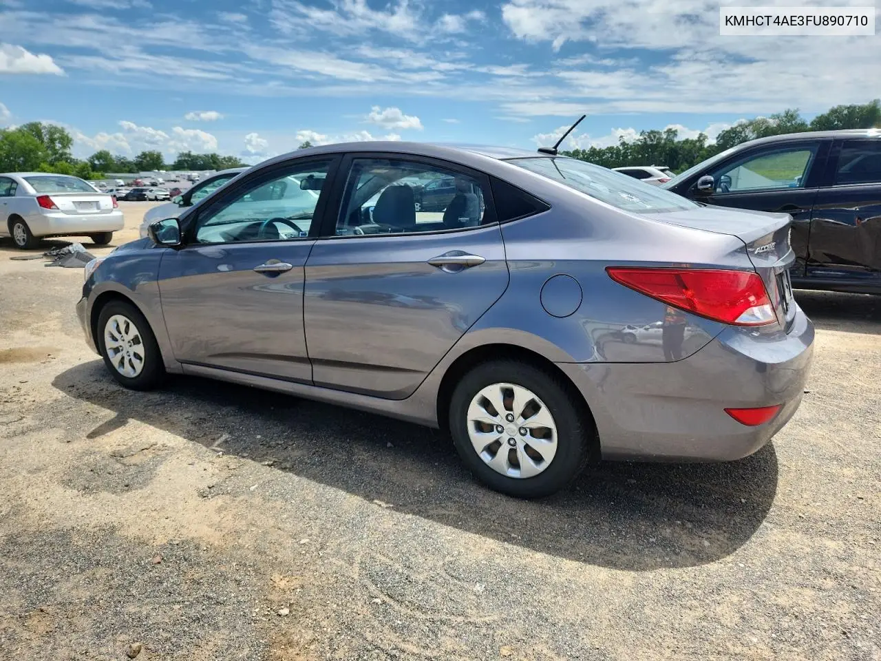 2015 Hyundai Accent Gls VIN: KMHCT4AE3FU890710 Lot: 61724575