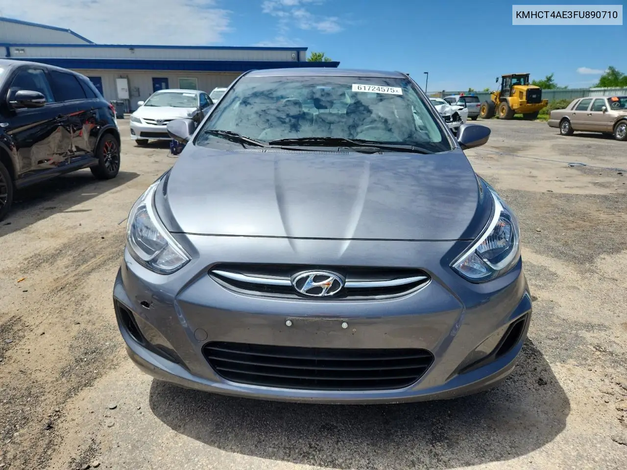 2015 Hyundai Accent Gls VIN: KMHCT4AE3FU890710 Lot: 61724575