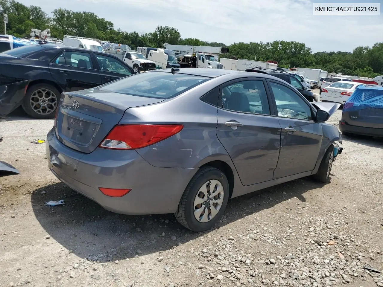 2015 Hyundai Accent Gls VIN: KMHCT4AE7FU921425 Lot: 62197395