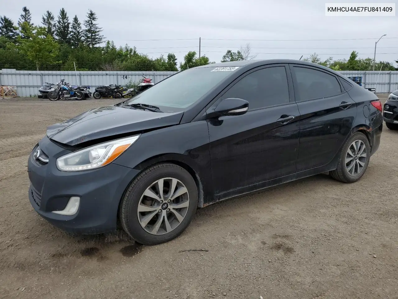 2015 Hyundai Accent Gls VIN: KMHCU4AE7FU841409 Lot: 62281755