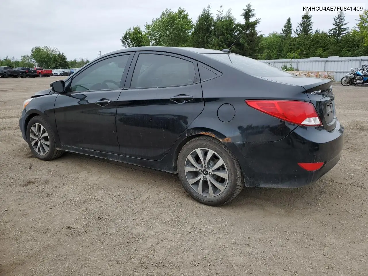 2015 Hyundai Accent Gls VIN: KMHCU4AE7FU841409 Lot: 62281755