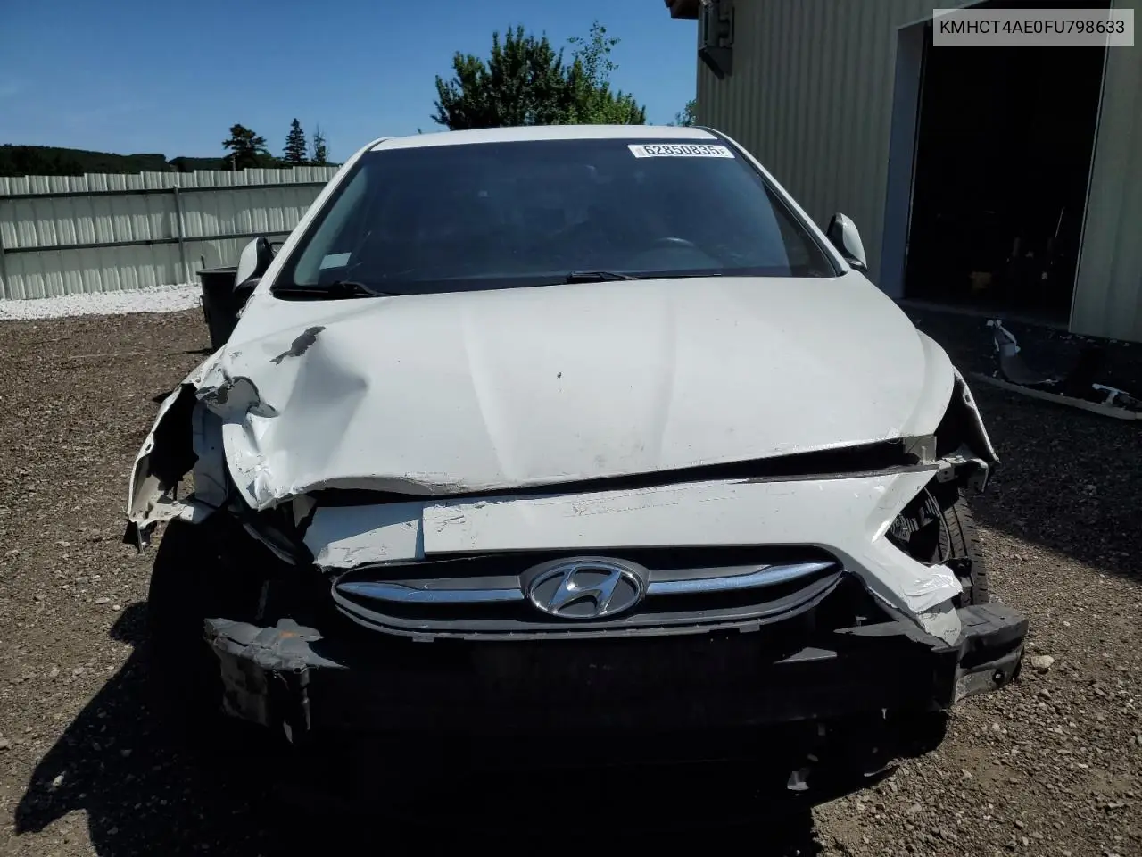2015 Hyundai Accent Gls VIN: KMHCT4AE0FU798633 Lot: 62850835