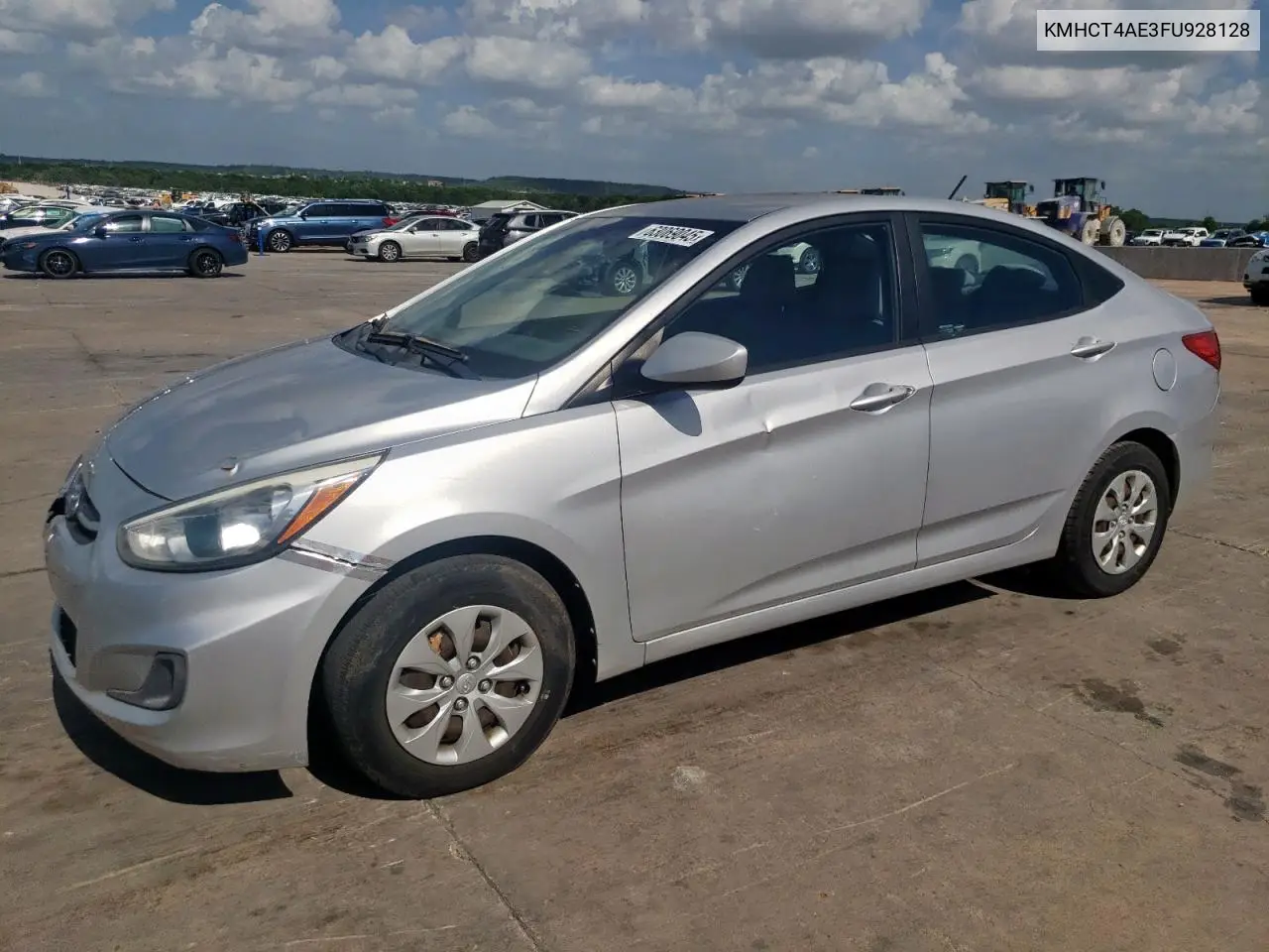 2015 Hyundai Accent Gls VIN: KMHCT4AE3FU928128 Lot: 63069045