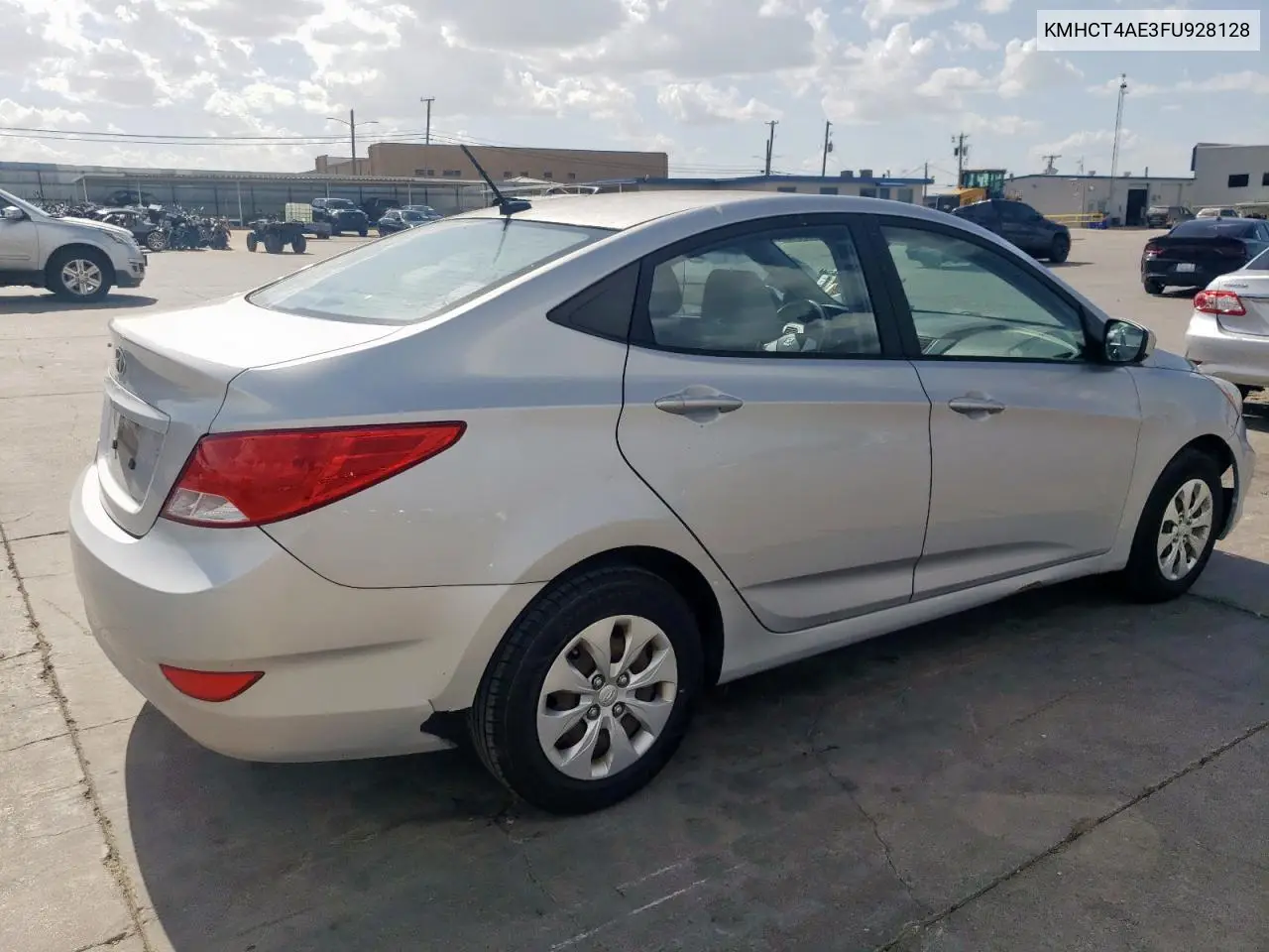 2015 Hyundai Accent Gls VIN: KMHCT4AE3FU928128 Lot: 63069045