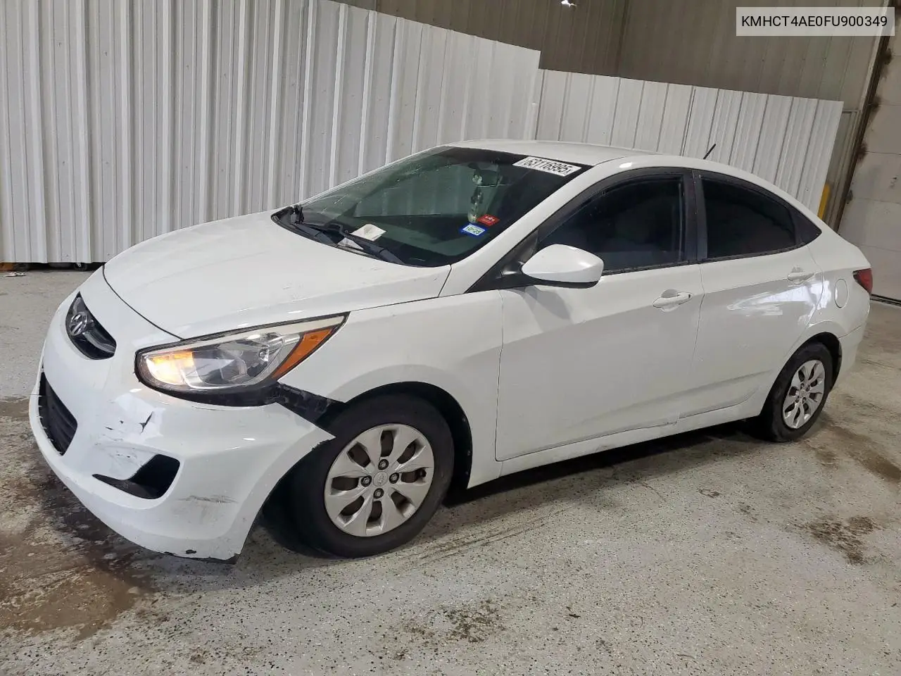 2015 Hyundai Accent Gls VIN: KMHCT4AE0FU900349 Lot: 63116995