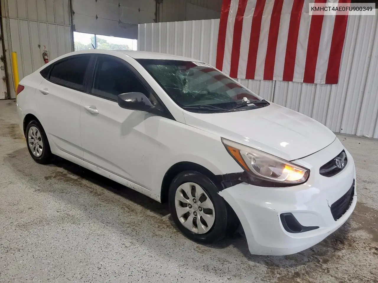 2015 Hyundai Accent Gls VIN: KMHCT4AE0FU900349 Lot: 63116995