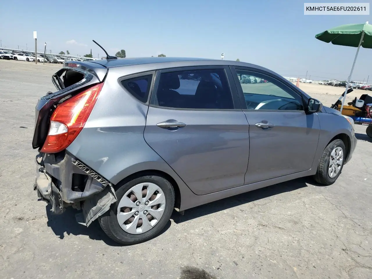 2015 Hyundai Accent Gs VIN: KMHCT5AE6FU202611 Lot: 64575195